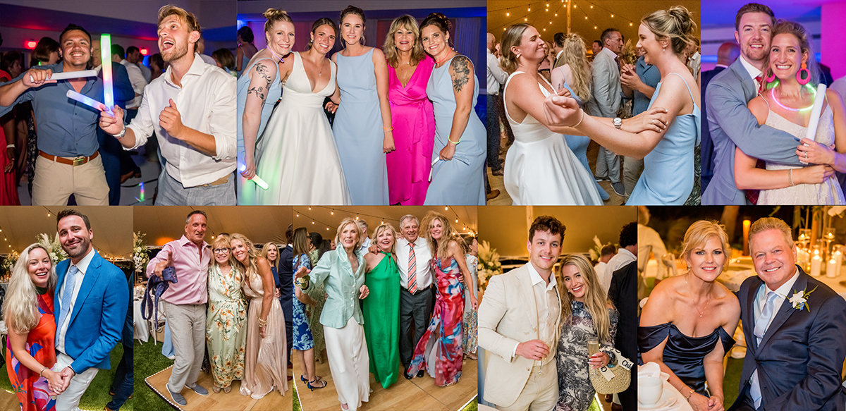 Luxury wedding photography at The Boca Raton capturing guests celebrating during the wedding reception and after party.